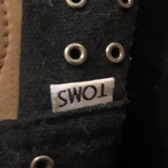 Tom's grommet rivit stud flats casual authentic 7 - Picture 5 of 5